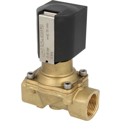 Electrovanne Buschjost 8254303.9154.2304 G3/4,5,8m³/h,0-10bar +110°C,FPM, 230VAC