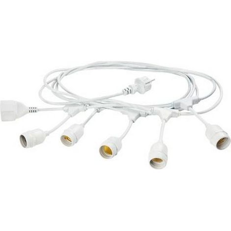Sovil catena luminosa cordone con portalampade bianco 5 mt (enjoy) 230/02 (1/5)