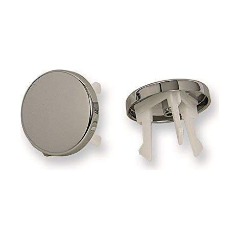 Acquastilla 116794 Enjoliveur chrome pour trop-plein de lavabo