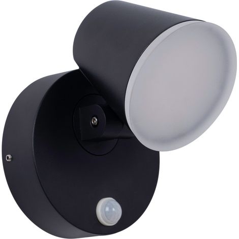 Aplique De Pared Exterior Con Sensor PIR  "Stan" - 12,5W -