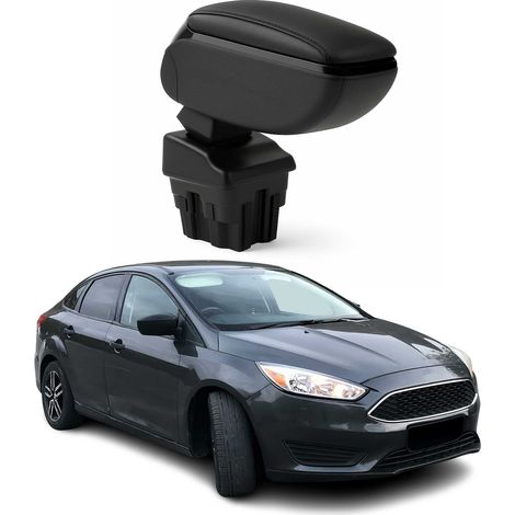 OMAC Armlehne für Ford Focus 2015-2018 Verschiebbar Schwarz (1/5)