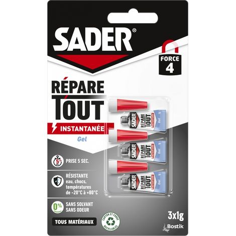 Sader répare tout - Glue liquide 3x1g (1/5)