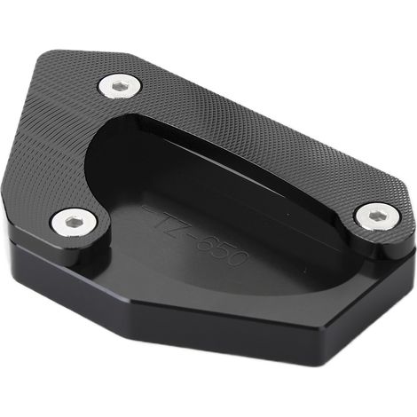 Support moto élargi platine aluminium pour Suzuki V-Strom 650XT DL650 2004-2020, noir, remplacement béquille latérale (1/5)