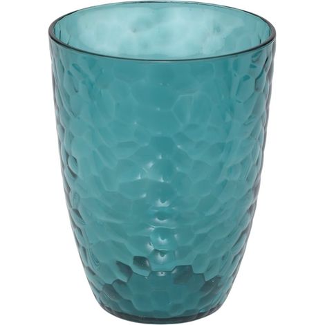 Verre en polystyrène choc Estival 8 x 11 cm bleu transparent (1/5)