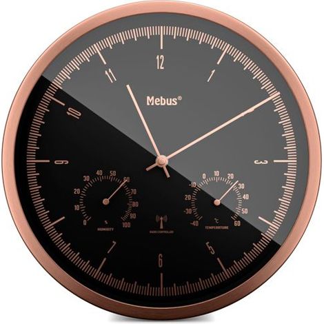 Mebus 19778 Funkwanduhr mit Thermo-Hygrometer (1/5)