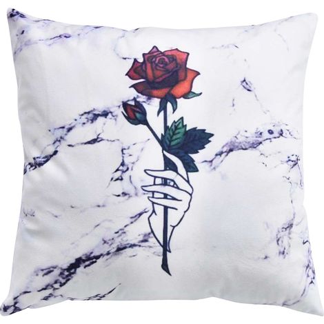 Housse De Coussin - 45x45cm - Flanelle Douce Et Respirante - Pour Salon Chambre Voiture - Lot De 1 (1/5)