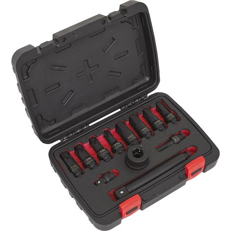 Sealey AK5617 Premier Impact Socket Bit & Accessories Set 3/4""Sq Drive 12pc