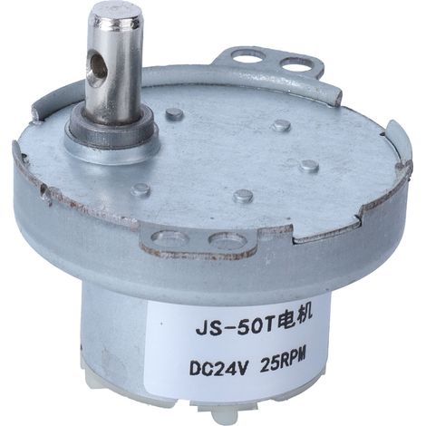 Mini-moteur réducteur de vitesse DC24V Accessoires de micro-machinerie 25 tr/min 4 W JS-50T (1/5)