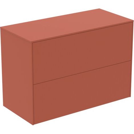 IDEAL STANDARD T4328Y3 Meuble sous-lavabo Conca, 2 tiroirs (1/2)