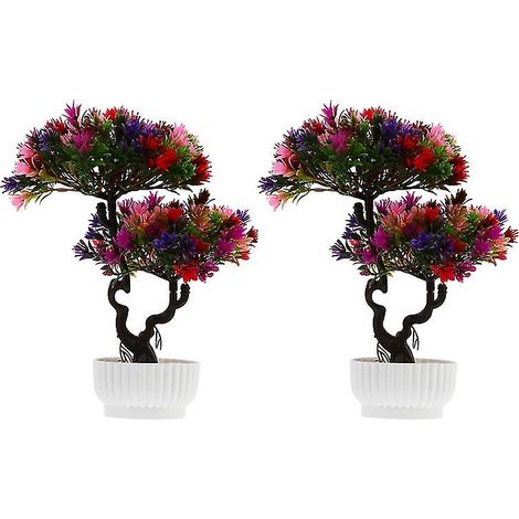 2 pots de fleurs en plastique (1/3)