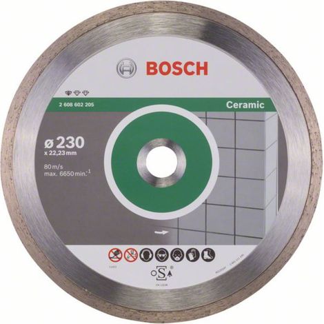 Bosch - Meule de tronçonnage diamantée pour carrelage de sol et mural 230x22,23 mm 2608602205 (1/5)