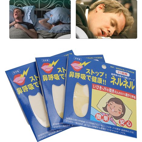 Patch Anti‑Ronflement Nocturne pour une Respiration Facile, Améliorateur de Confort Nasal et Sommeil Réparateur (1/5)