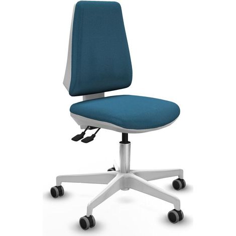 Piqueras y Crespo Silla de oficina ergonómica verde petróleo (1/3)