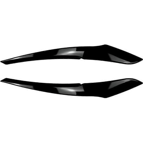 Selbstklebende Scheinwerferabdeckungen für BMW 1er F20 F21 (2011-2014) (Schwarz) (1/5)