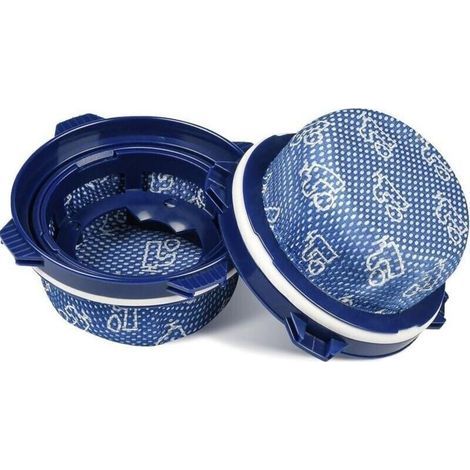 Lot de 2 Filtres de Remplacement Lavables pour Aspirateur Sans Fil Samsung Jet 90/75/70/60 – Compatible Bac à Poussière (1/4)