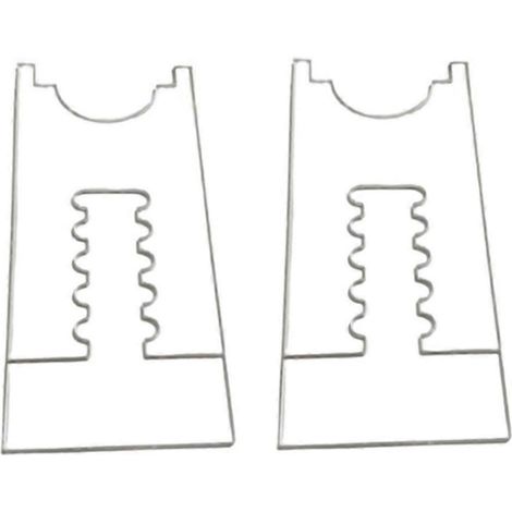 Entretoises murales réglables en acrylique transparent (lot de 2) 17–29 cm (6,69–11,34 pouces) – Protégez vos murs, prévenez les risques d'incendie et assurez la sécurité de vos meubles. – JBMEDIA (1/4)