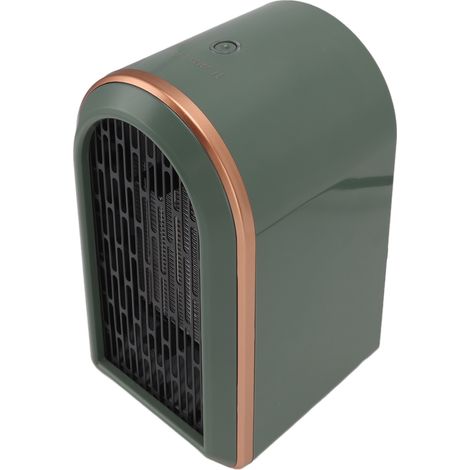Radiateur d'appoint vertical portable à céramique PTC, chauffage électrique mural pour maison, 220V-240V, vert, avec ventilateur soufflant (1/5)