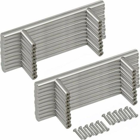 20 Stück T-förmige Türgriffe für Küchentüren, 192 mm Lochabstand (1/5)