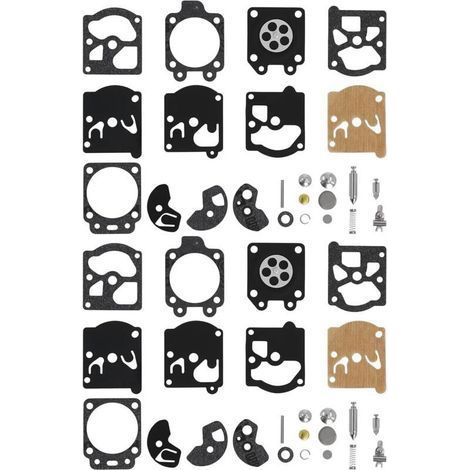 Kit Réparation du Carburateur Joint Membrane Compatible avec Walbro K10-WAT WA & WT Séries Stihl Hus-qvarna Poulan McCulloch Echo,Lot de 2 (1/4)