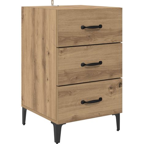Maison Exclusive - Nachttisch Artisan-Eiche 40 x 40,5 x 66 cm Hol