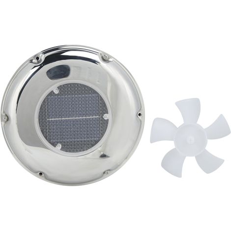 Ventilateur d'extraction pour bateau en acier inoxydable, alimenté à l'énergie solaire (1/5)