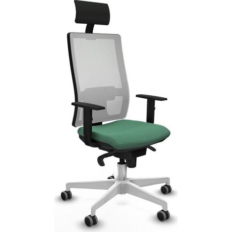 Piqueras y Crespo Silla de Oficina Verde Esmeralda Confort