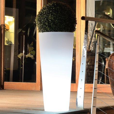 Vaso Luminoso da Esterno Giardino Interno Design Moderno Piante Hydra Idel (1/5)