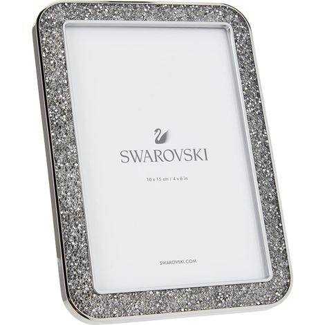 Swarovski Minera Portaritratti Piccolo, con Cristalli Swarovski, Clear Crystal e Metallo, Tono Argentato (1/3)