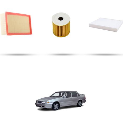 Kit tagliando 3 filtri compatibile con Volvo S70 2.0 20V T5 176kw dal 1997 (1/5)