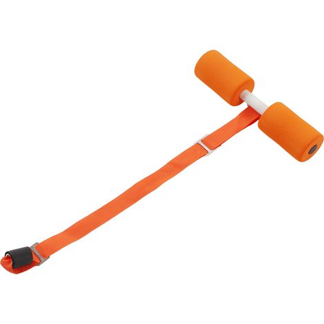 Appareil d'abdominaux réglable, forte capacité de charge, équipement d'exercice abdominal orange pour maison (1/5)