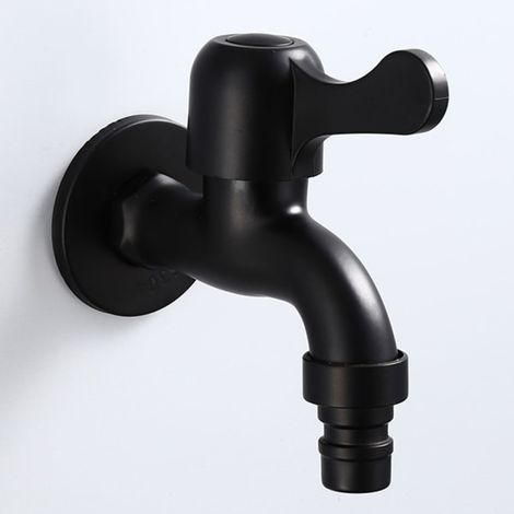 KLVGTIFS PU - Robinet de salle de bain mural, extérieur en acier inoxydable