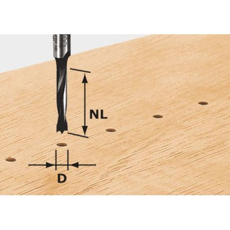 Festool Punta per tasselli HW S8 D5/30 Z - 491066 (1/4)
