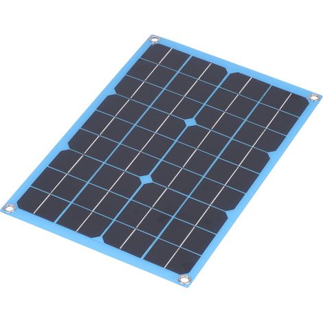 Panneau Solaire Portable 20W Silicium Monocristallin Chargeur USB Alimentation pour Batterie Camping Randonnée (1/5)