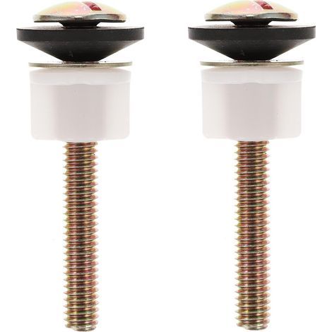 CCYKXA Sets of Galvanized Screws and Bolts for Universal Toilet Seats, 2-Piece Kit for Toilet Seat Fixing, Sturdy Accessories for Toilet Installation and Repair