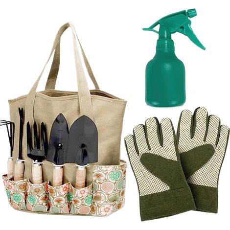 Kit d'Outils de Jardinage - Équipement de Plantation en Plein Air - Kit d'Outils à Main pour Le Jardinage,pour Jardinier, Débutant et Famille (1/5)