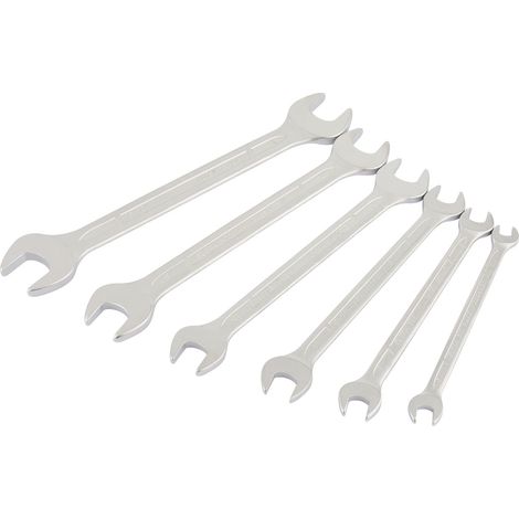 Draper 6-17mm Long Metric Open-End Spanner Set (6-Piece) - Model 01341