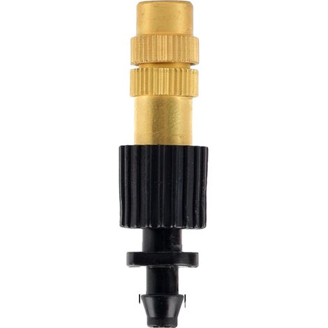 Ugello nebulizzatore regolabile, rame e plastica, compatibilità versatile, C (1/2)