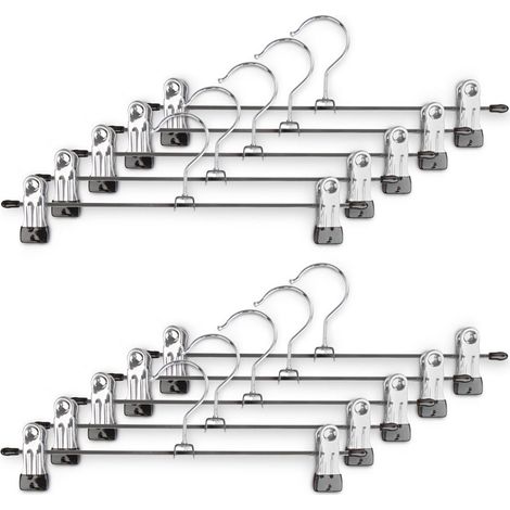 20 Clips metálicos portátiles para lavandería con ganchos Percha para ropa Percha de arranque
