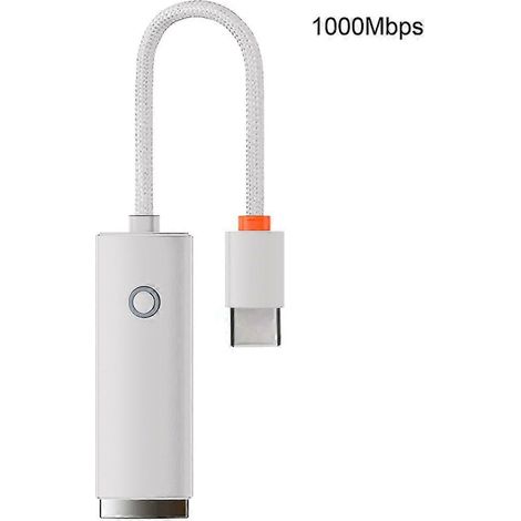 Adaptateur réseau USB Ethernet 10/100Mbps, USB C vers RJ45, adaptateur USB A vers Ethernet, câble réseau pour ordinateur portable. (1/4)