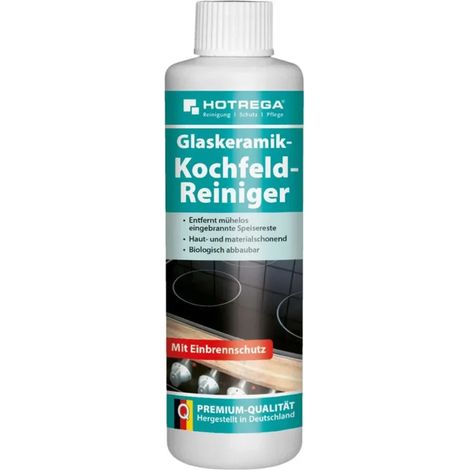 Nettoyant plaque vitrocéramique 250 ml, nettoyage plaque induction, nettoyant vitrocéramique (1/5)