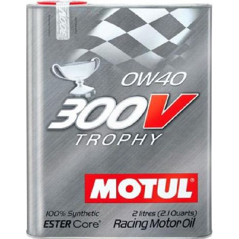 HUILE MOTEUR 300V 2 Litres 0W40 TROPHY