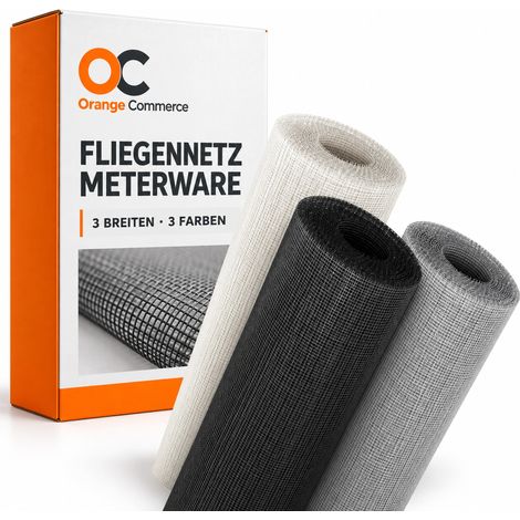 Fliegengitter Fiberglas Meterware 1,00 Meter Weiß (1/5)