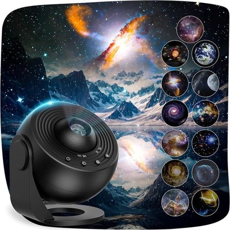 Sternenhimmel-Projektor Projektorlampe Sternenhimmel fürs Schlafzimmer 13 Planetenscheiben LED-Sternenhimmel-Projektor für Kinder Erwachsene (1/5)