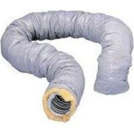Gaine Vmc souple isolé simple flux ATLANTIC - 423067 - Diamètre 160mm / Epaisseur 25mm / Longueur 6m
