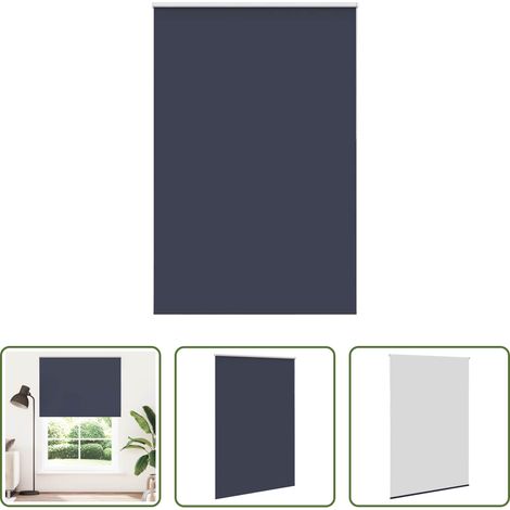 Fensterrollo - Verdunkelungsrollo Marineblau 165x210 cm Stoffbreite 161,6 cm (1/5)