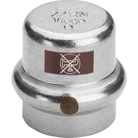Capuchon avec SC Temponox 1756 en acier inoxydable de 15 mm