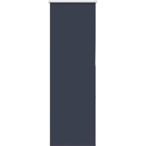 Verdunkelungsrollo Marineblau 45x175cm Stoffbreite 40,7 cm
