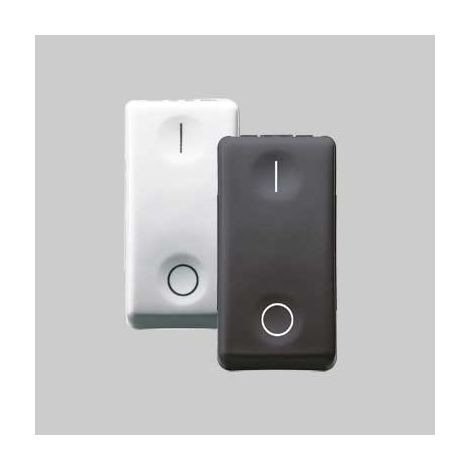 Interruttore bipolare sistem 16ax 250v - nero