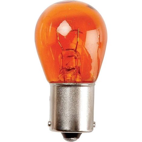 2 AMPOULES 12V 21W BAU15S ORANGE (BLISTER) RING