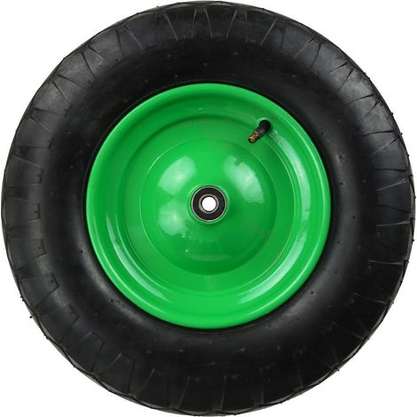 Rueda de carretilla 4.00-8 4PR/banda de rodadura romboidal, verde claro/(1) (1/5)